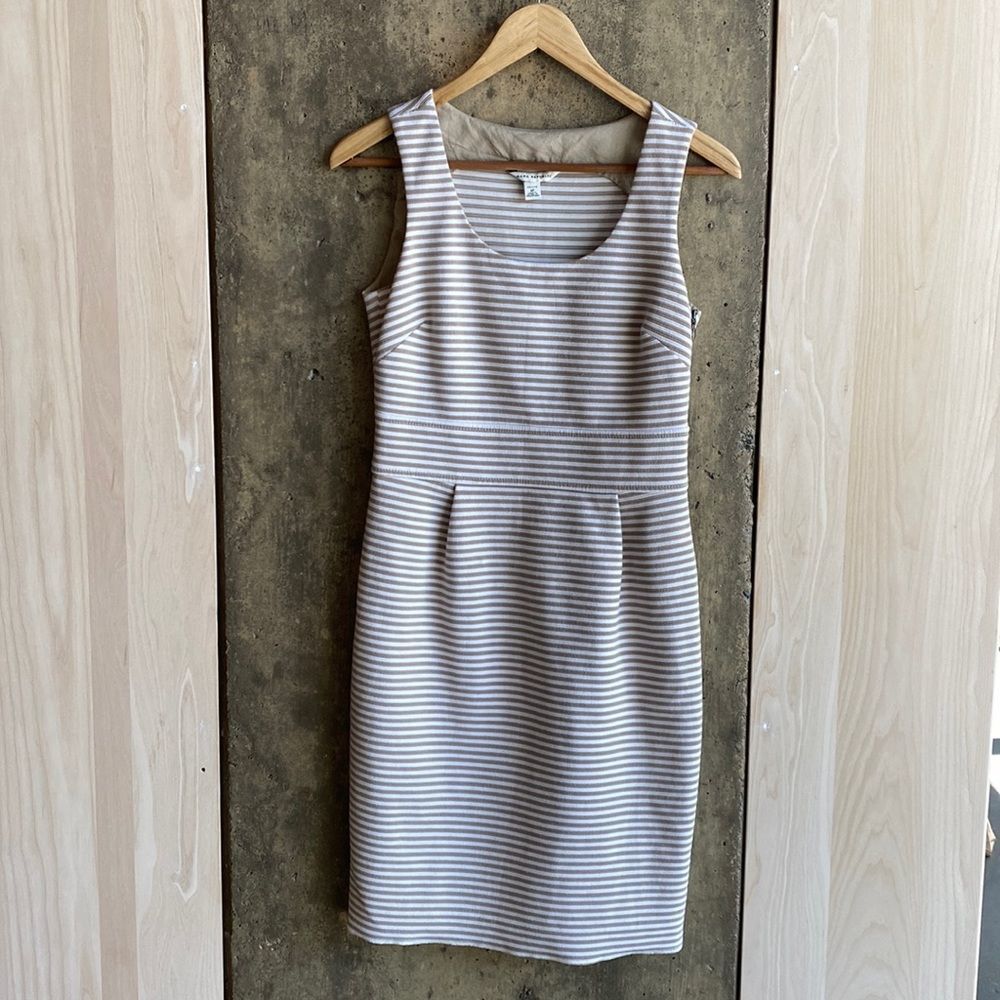 Banana Republic Scoop Neck Striped Dress